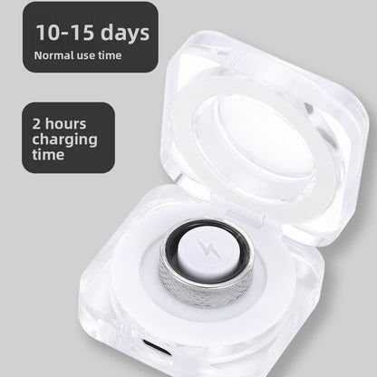 S925 Silver Smart Ring with Sleep Monitoring and Step Counter