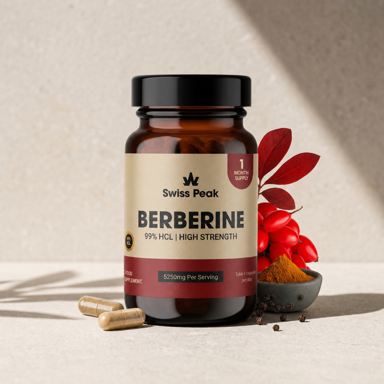 Advanced Berberine HCl+ | Blood Sugar & Metabolic Support Complex