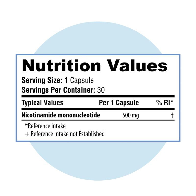 Pure NMN 500mg — NAD+ Support for Healthy Ageing