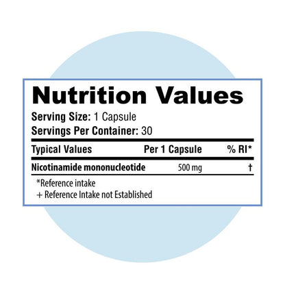 Pure NMN 500mg — NAD+ Support for Healthy Ageing